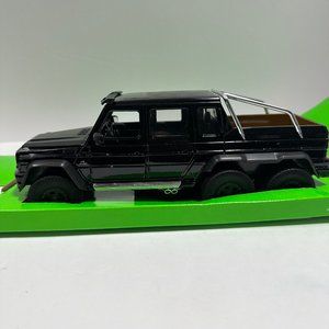 1:24 Mercedes G Class Wagon AMG Black G 63 6x6 Welly Diecast Scale
